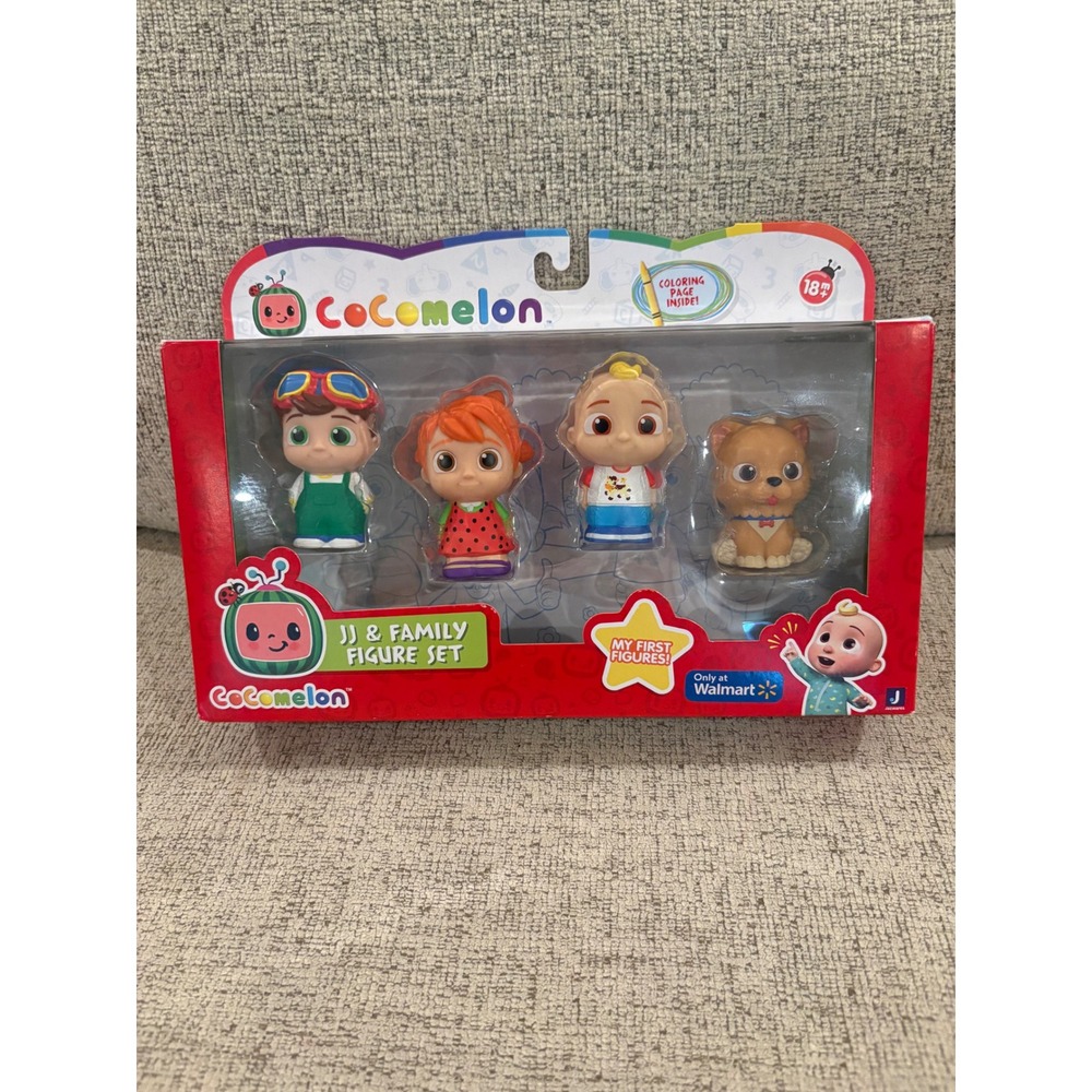 CoComelon JJ & Family 4 Figure Set My First Figures Walmart Exclusive CMW0028